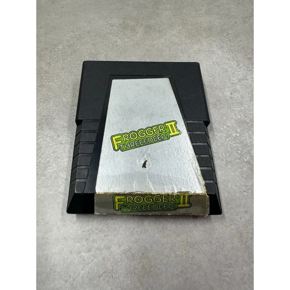 Frogger II: Threedeep Atari 2600 Game Cartridge - Tested + Working
